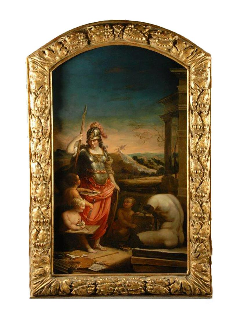 PLACIDO COSTANZI (Attr.). Oil painting on canvas (1 of 4)