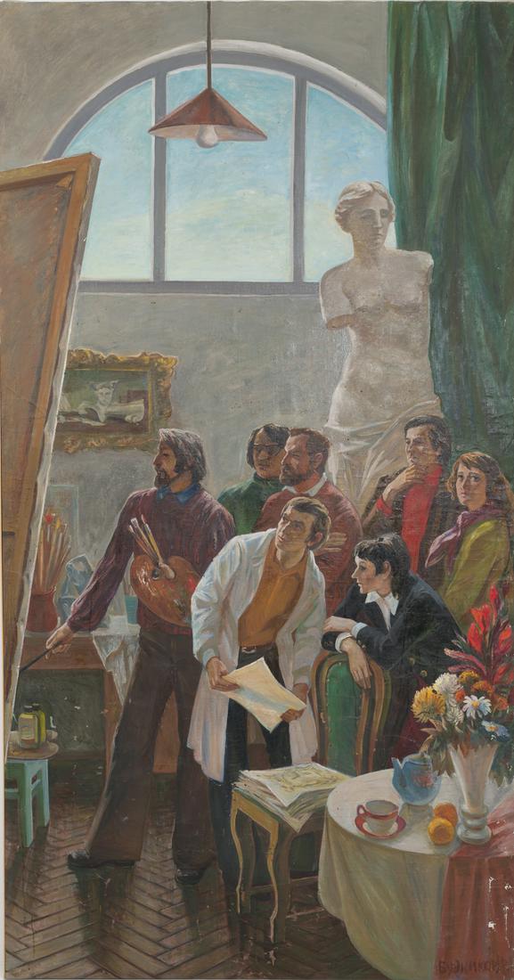 VLADIMIR BUDNIKOV. Oil painting on canvas (1 of 2)