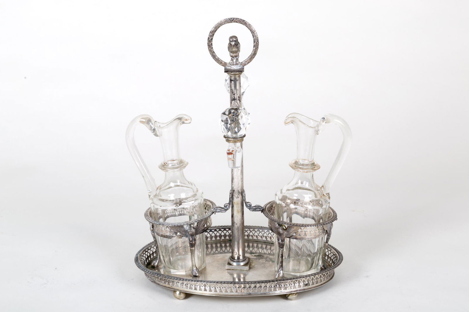 Silver cruet, gr. 645 ca. 19th century (1 of 4)