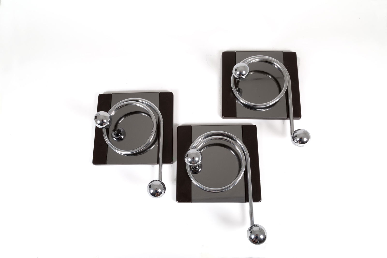 REGGIANI. Three coat hangers. '70s (1 of 3)