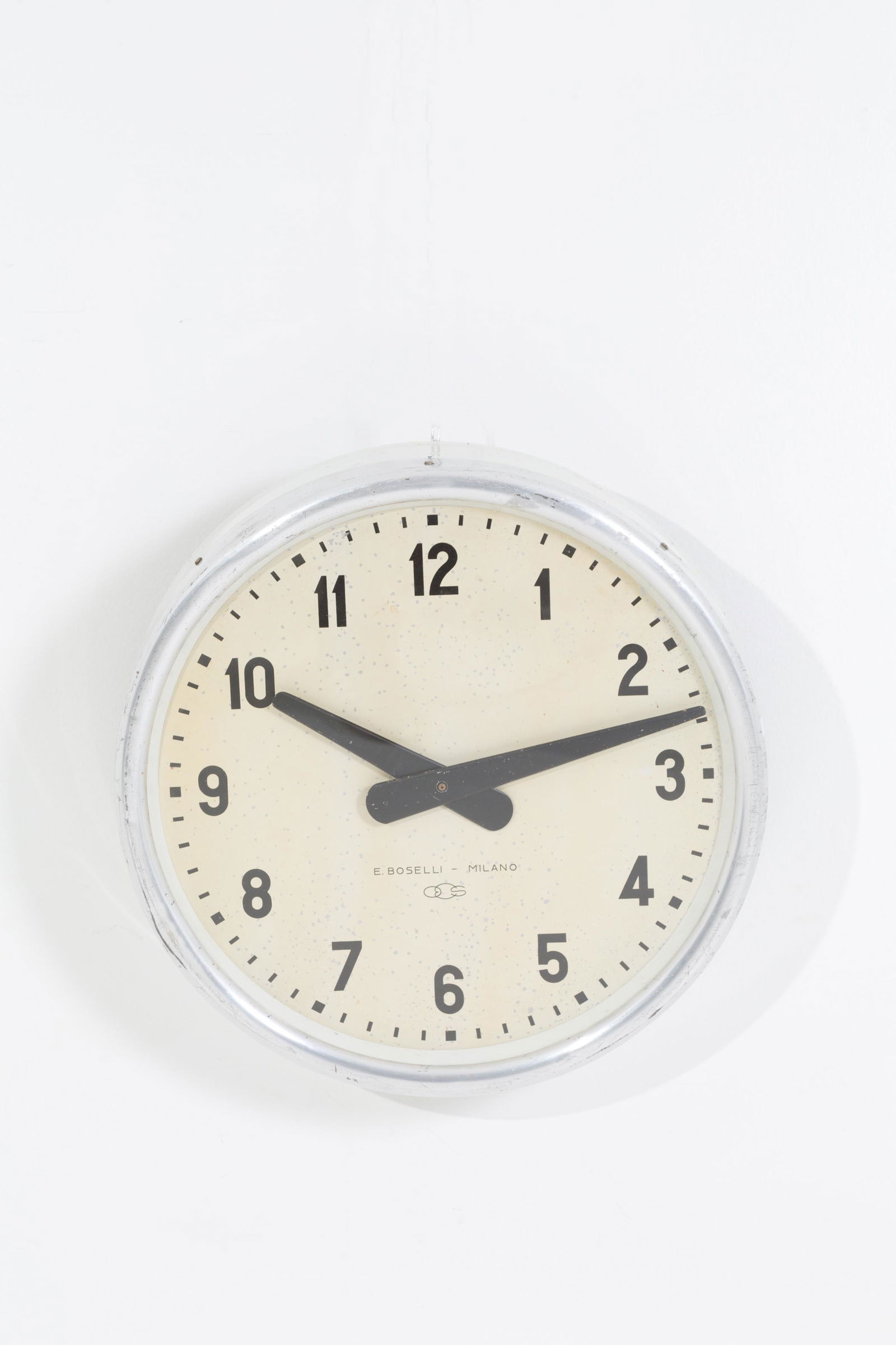 GIO PONTI for BOSELLI. Aluminium clock. Milan (1 of 3)