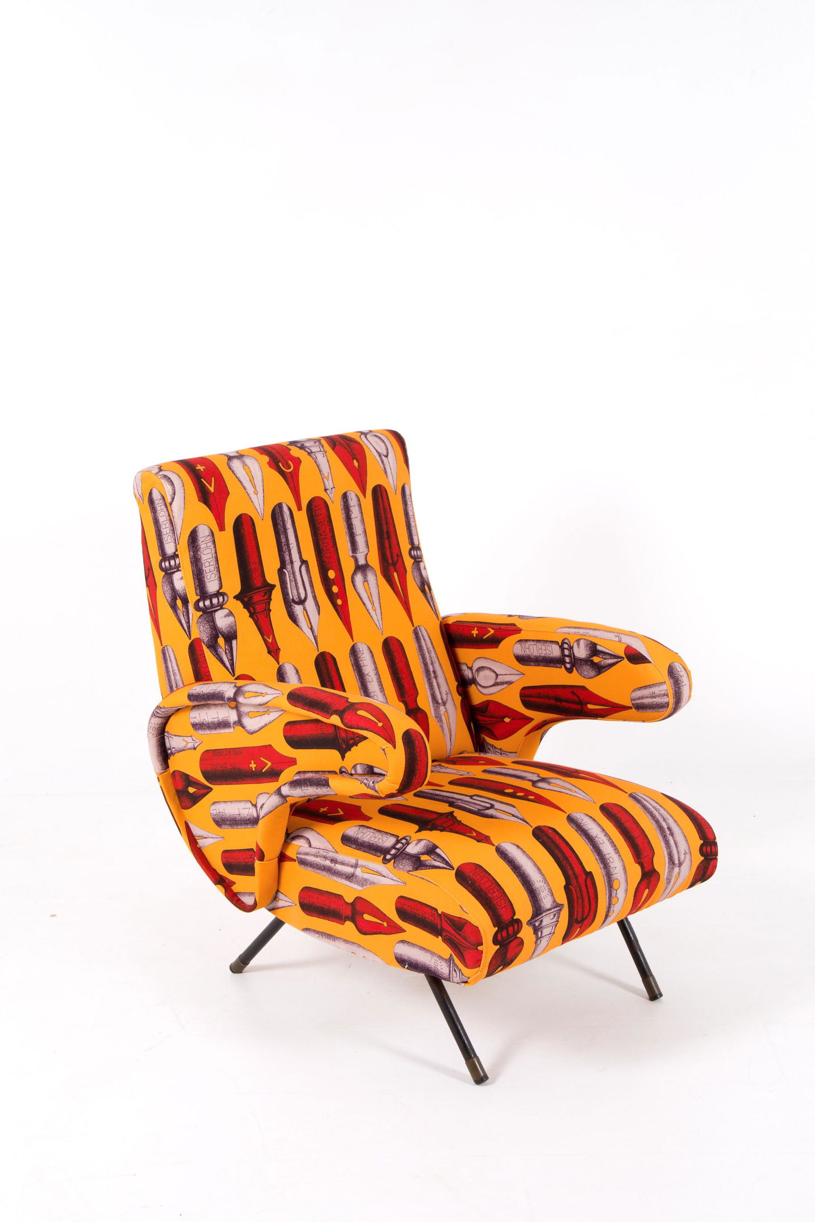 Brass and iron armchair. Italy. 1950s (1 of 4)