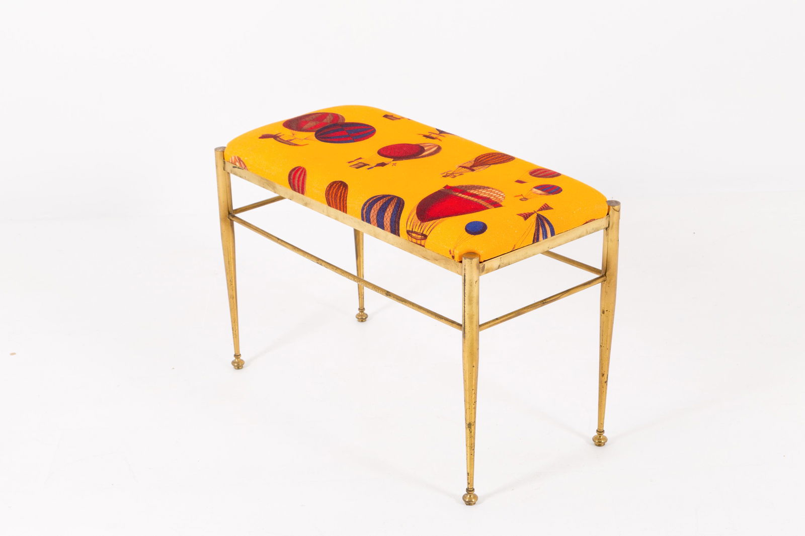 Little brass bench. Italy. 1970s (1 of 3)