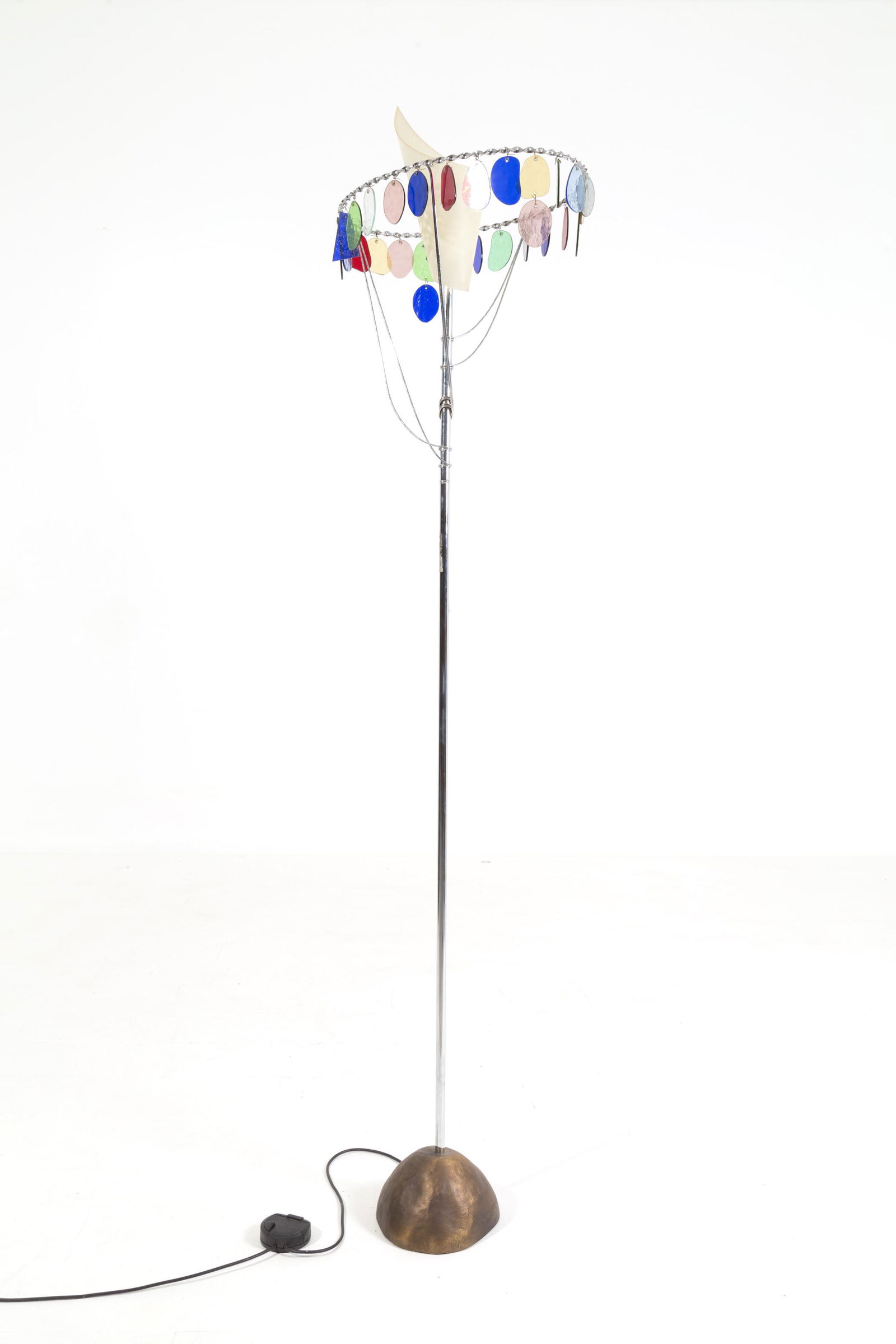 TONI CORDERO for ARTEMIDE. Steel floor lamp. ‘80s (1 of 5)