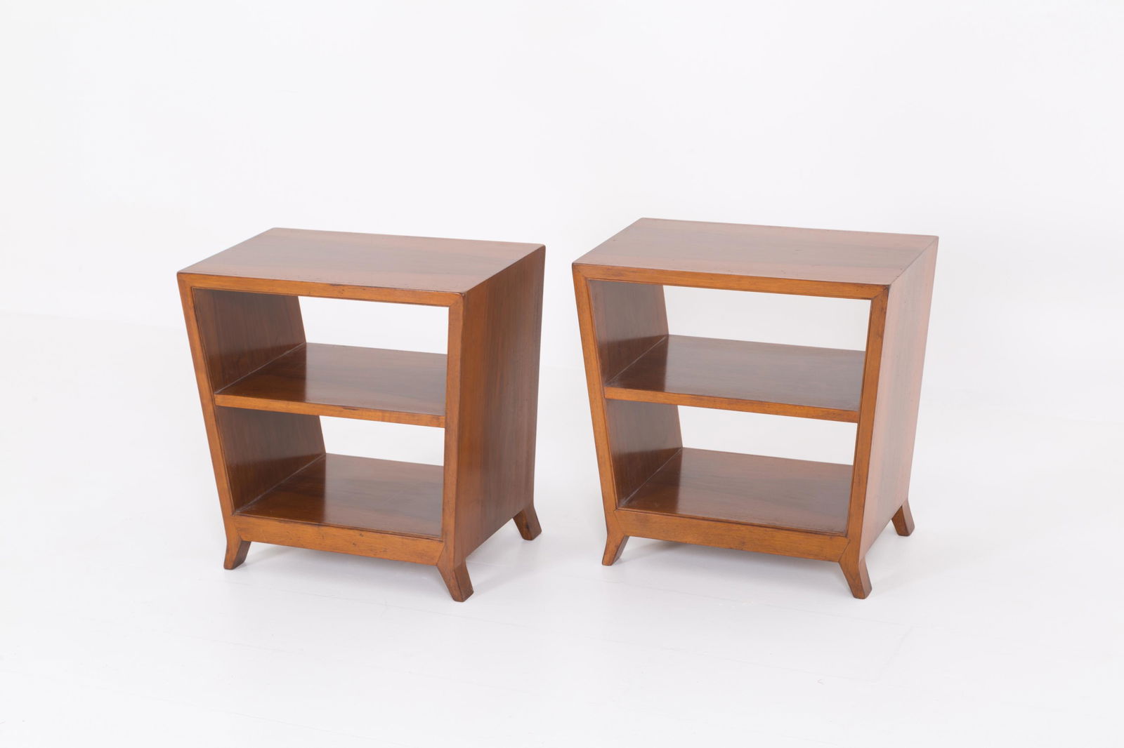 GIO PONTI for SCHIROLLI. Two wooden bookcases (1 of 4)
