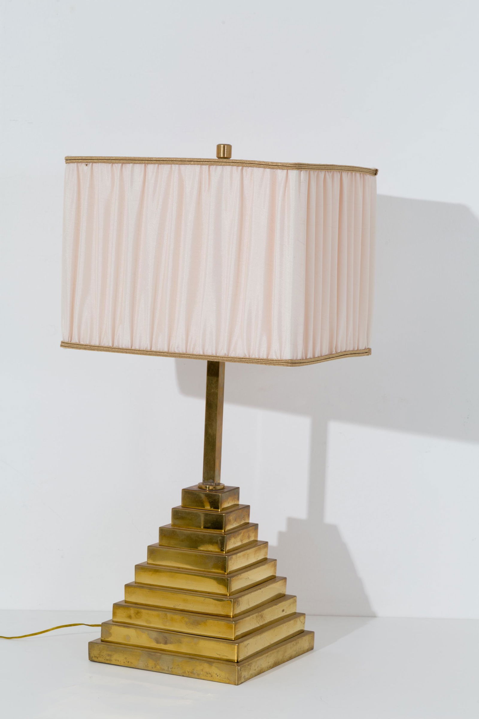 ROMEO REGA (Attr). Brass table lamp. 1960s (1 of 3)