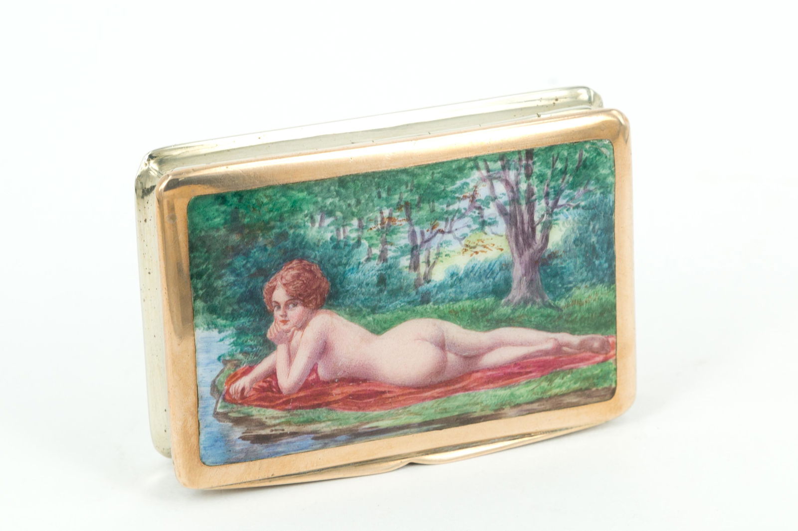 800 silver box, gr. 80 ca. Early 20th century (1 of 4)