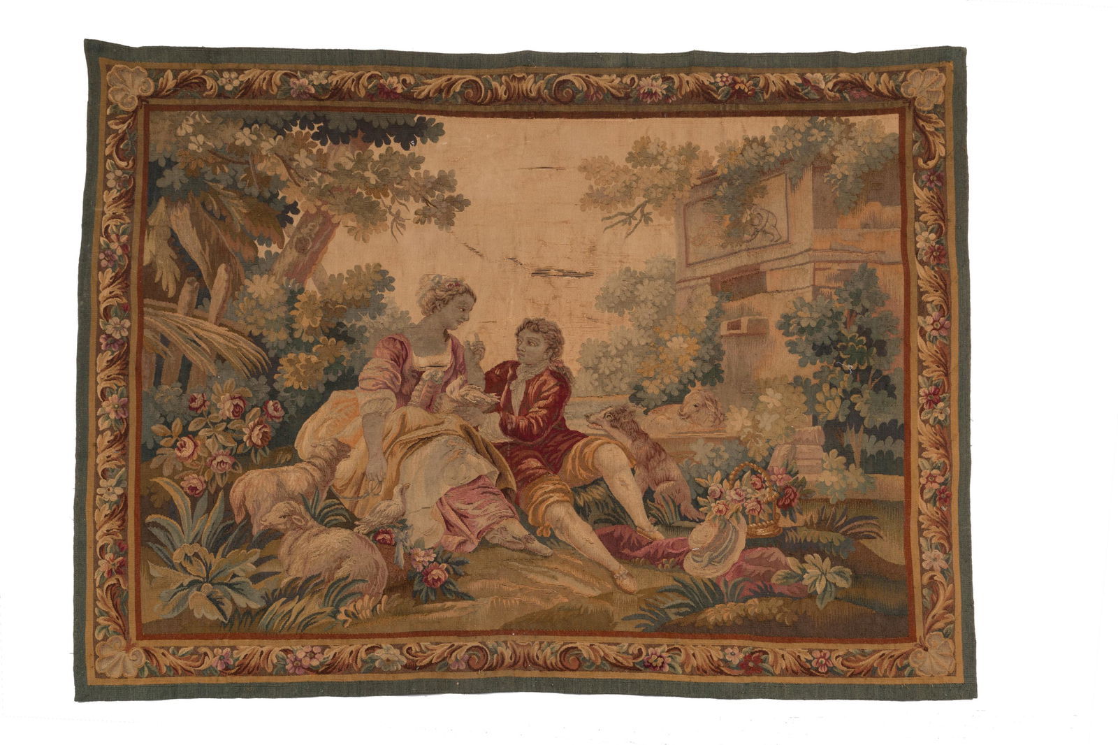 Verdure tapestry. France. Early 19th century (1 of 5)