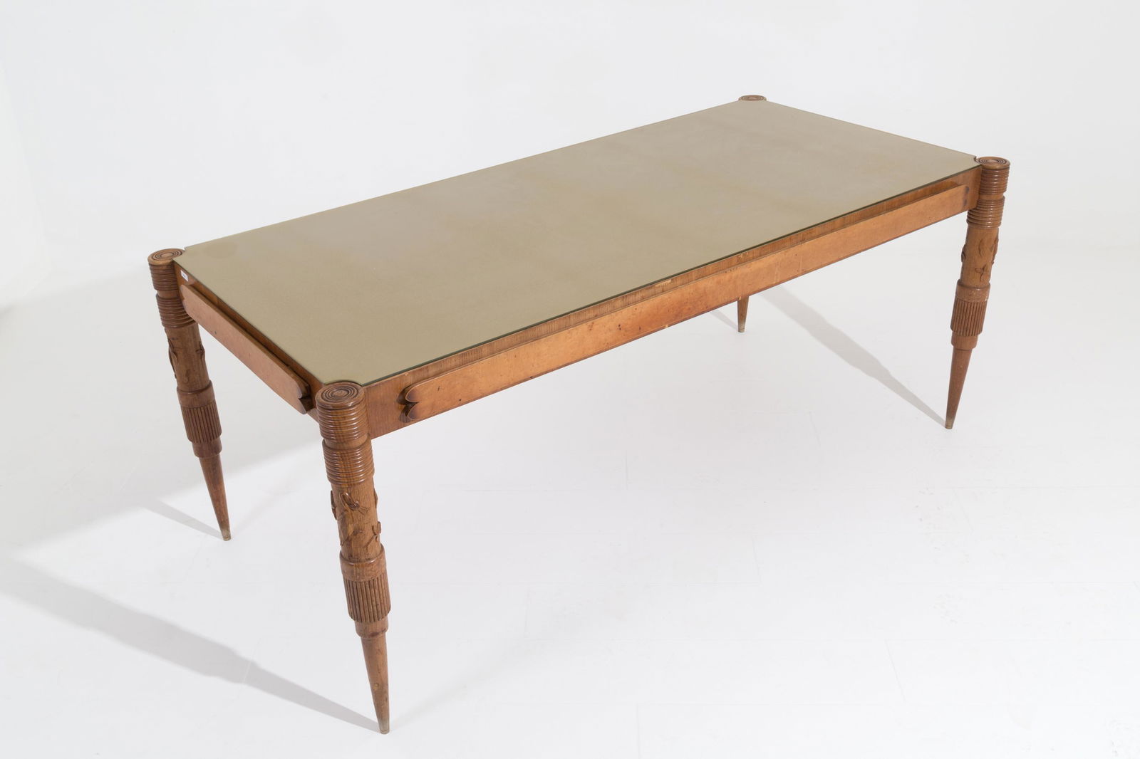 PIER LUIGI COLLI. Extendable wooden table. 50s (1 of 5)