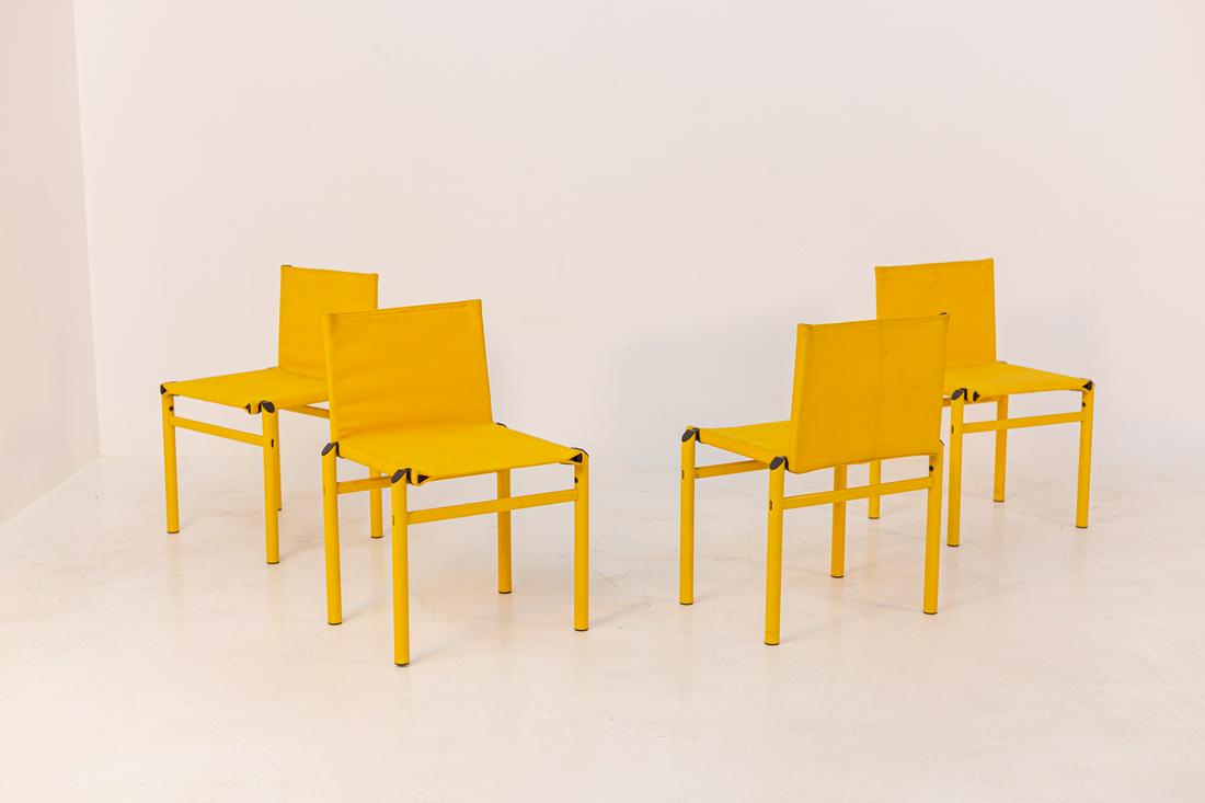 AFRA & TOBIA SCARPA. Four Mastro iron chairs (1 of 5)