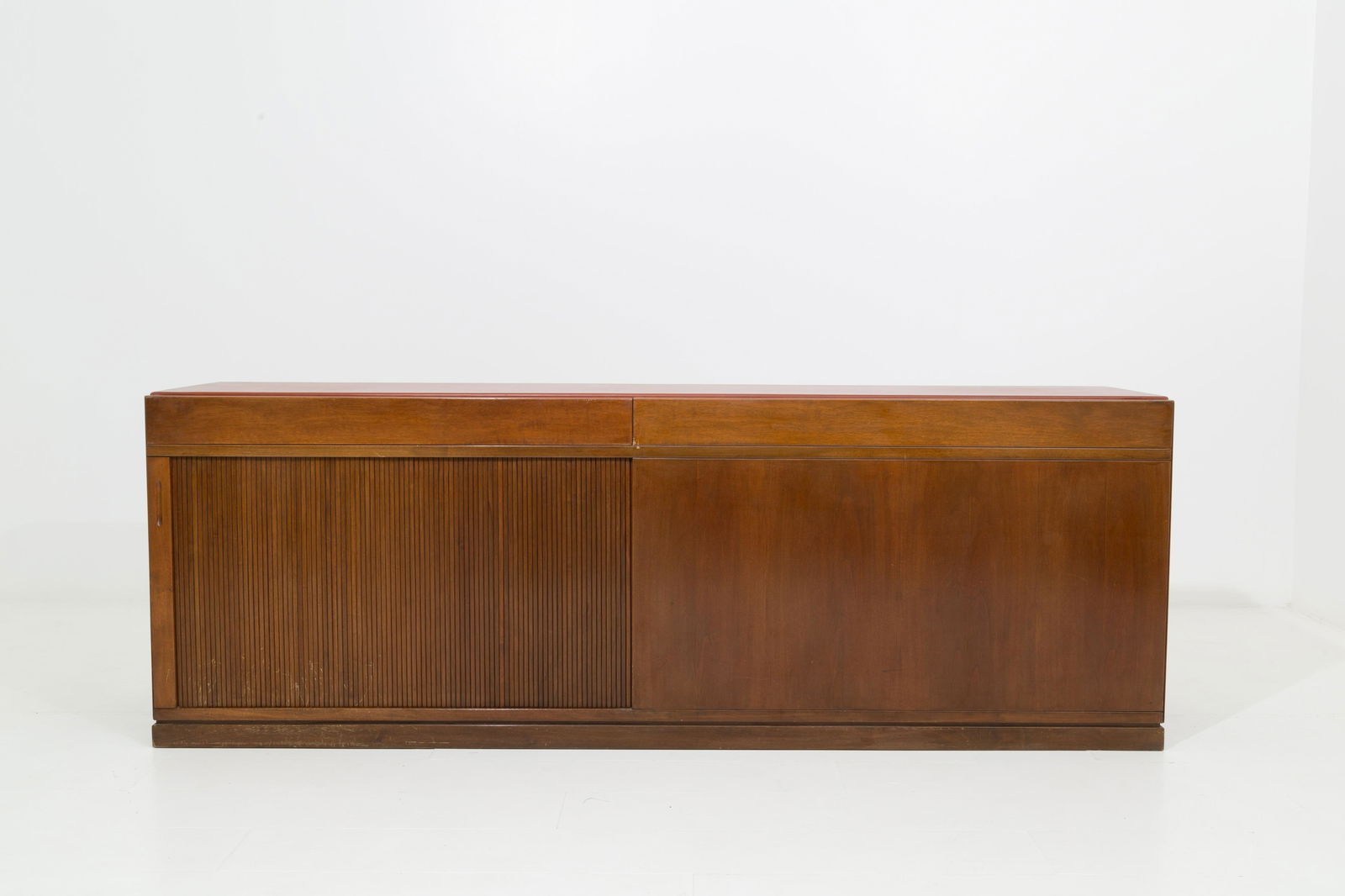 ANGELO MANGIAROTTI (Attr.) Walnut sideboard (1 of 3)
