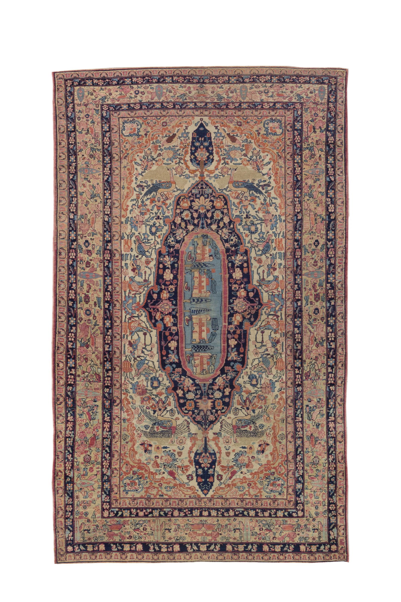 *Kirman Laver carpet. Persia. Second half 19th c (1 of 5)