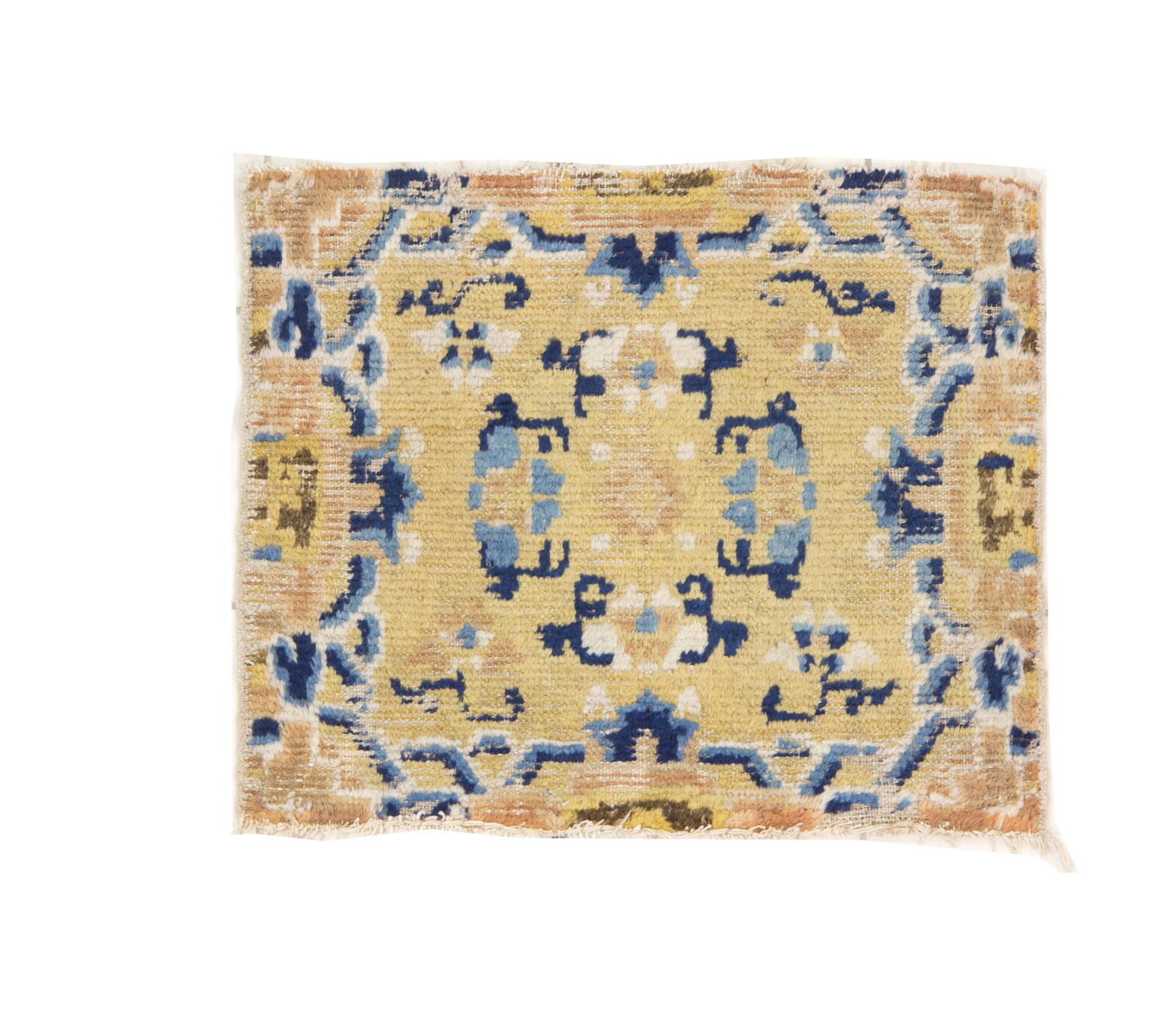 *Ningxia seat carpet. China. Second half 19th c (1 of 2)