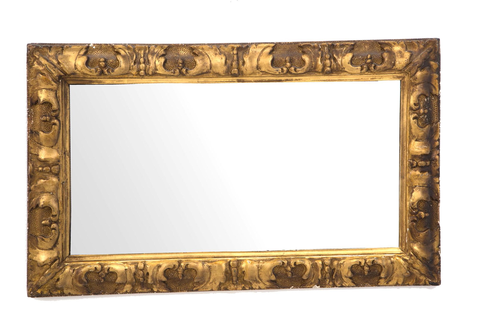 Frame: Carved and gilded wooden frame. Late 19th century. 87x53.5 cm approx. Cornice in legno intagliato e dorato. Fine XIX secolo. 87x53,5 cm ca.