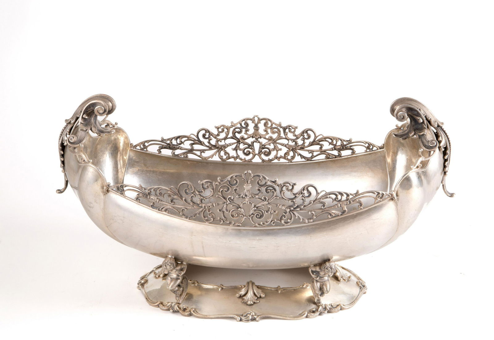 Large silver centerpiece (1 of 6)