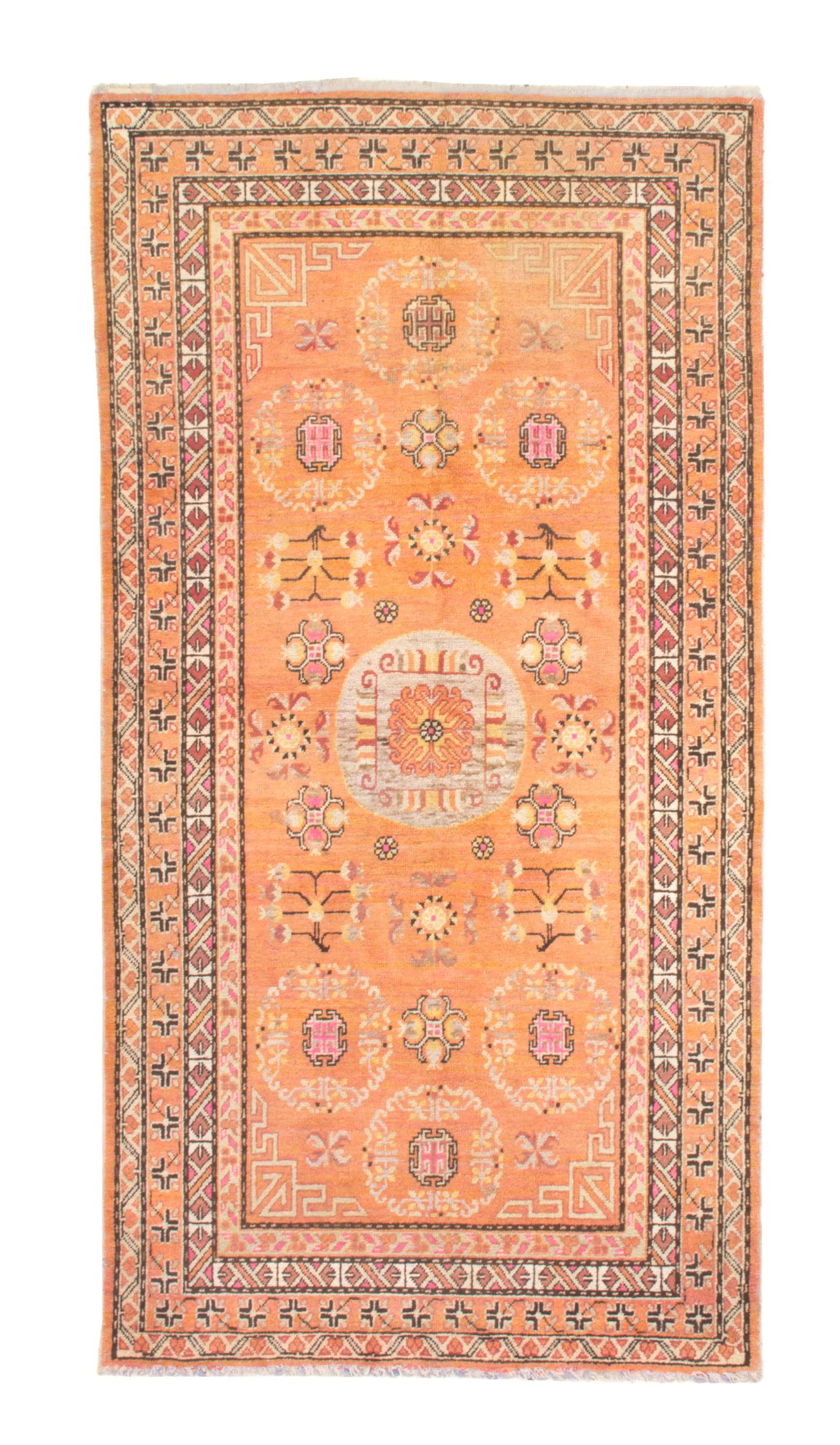 Khotan carpet. East Turkestan (1 of 5)