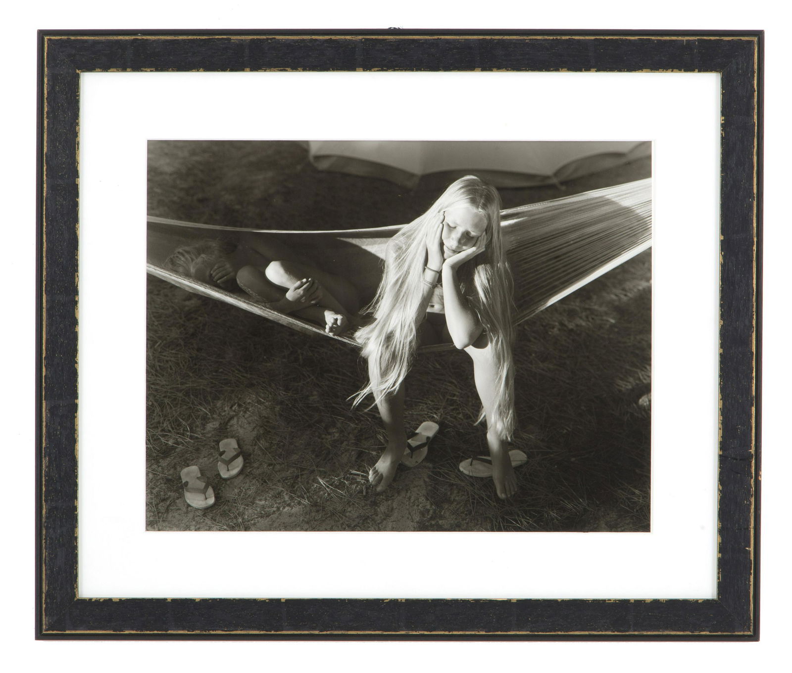 JOCK STURGES. "NIKKI AND LOTTE, MONTALIVET, FRANCE, 1993": JOCK STURGES (New York, 1947). Gelatin-silver print "NIKKI AND LOTTE, MONTALIVET, FRANCE, 1993". Edition 3/40. Signed, titled and dated '93 on the reverse. 36x46cm approx. JOCK STURGES (New York, 1947