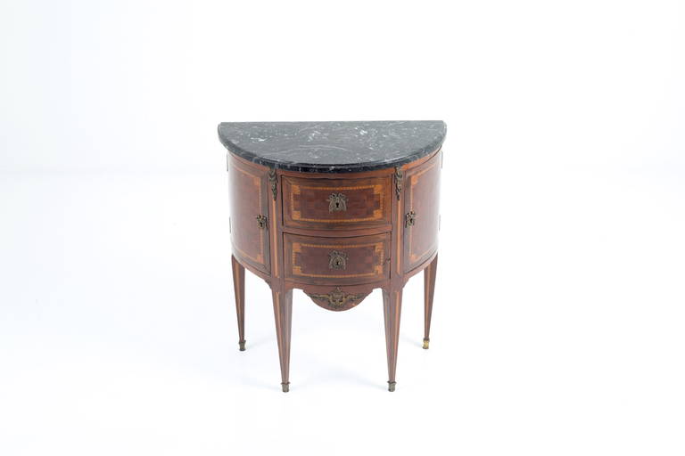 Half Moon Bedside Table