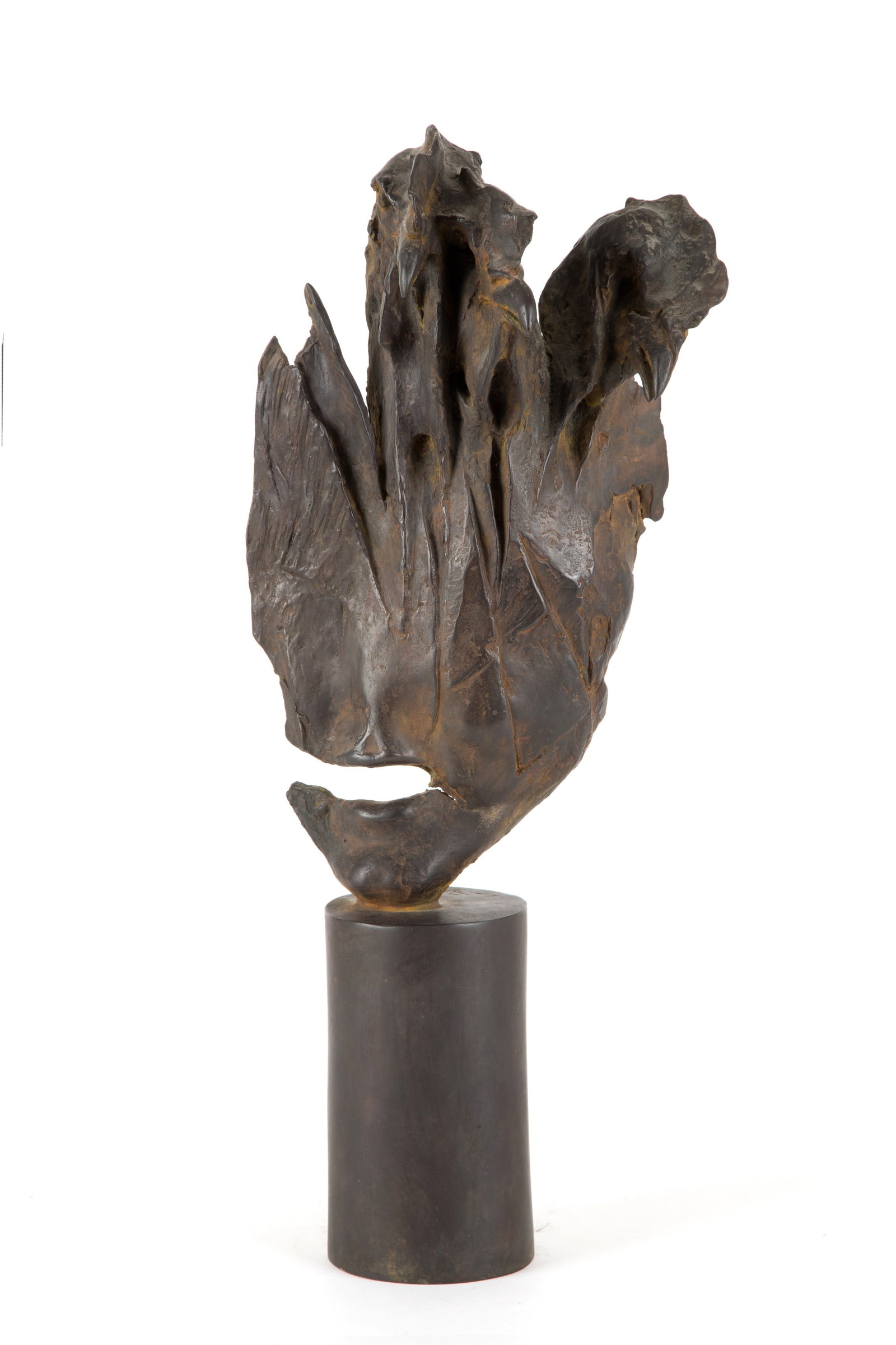 NOVELLO FINOTTI. Sculpture "METAMORPHOSIS": NOVELLO FINOTTI (Verona 1939). Bronze sculpture depicting "METAMORPHOSIS". Signed and dated 2003 on the base. 50x22cm approx. FINOTTI NOVELLO (Verona 1939). Scultura in bronzo raffigurante "METAMORFOS