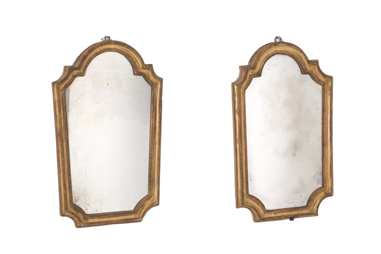 Pair of small polylobed mirrors (1 of 6)