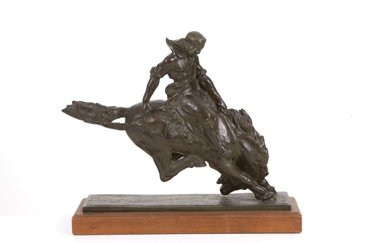 JOSE' BELLONI. Bronze sculpture "RODEO" (1 of 5)