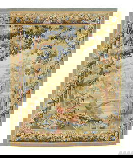 European design tapestry: European-design tapestry. Handmade. Recent production. In perfect condition. 198x164 cm approx. Arazzo disegno Europeo. Realizzato a mano. Recente manifattura. Perfetto stato di conservazione. 198x164