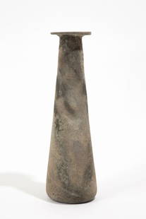 Vase: Antique glass paste vase. Murano. 20th century. Height approx. 47 cm. Vaso in pasta di vetro anticato. Murano. XX secolo. Alt. 47 cm ca.
