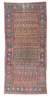 Malayer carpet. Persia: Malayer carpet. Persia. Late 19th century. In good condition. 340x149 cm approx. Tappeto Malayer. Persia. Fine XIX secolo. Buono stato di conservazione. 340x149 cm ca.