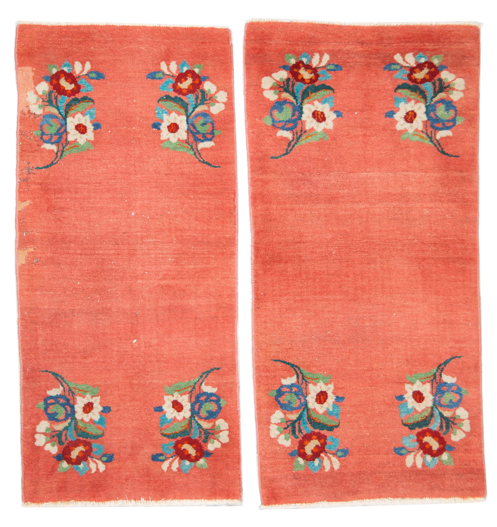 A pair of Yazd carpets. Persia (1 of 2)