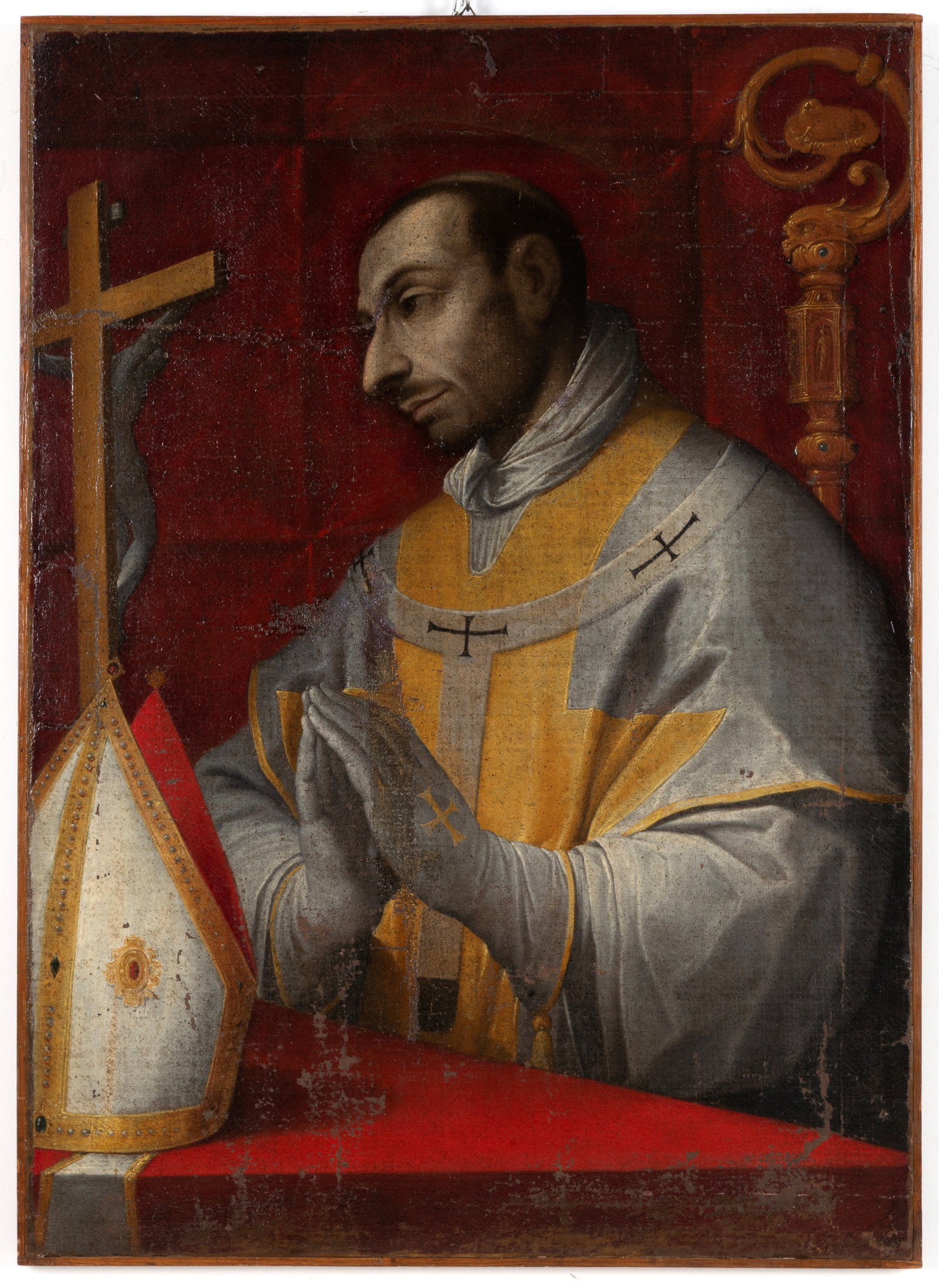 Painting "SAINT CHARLES BORROMEO" (1 of 3)