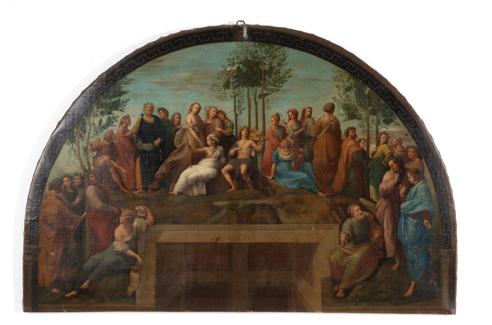 Crescent-shaped painting "PARNASSUS" (1 of 4)