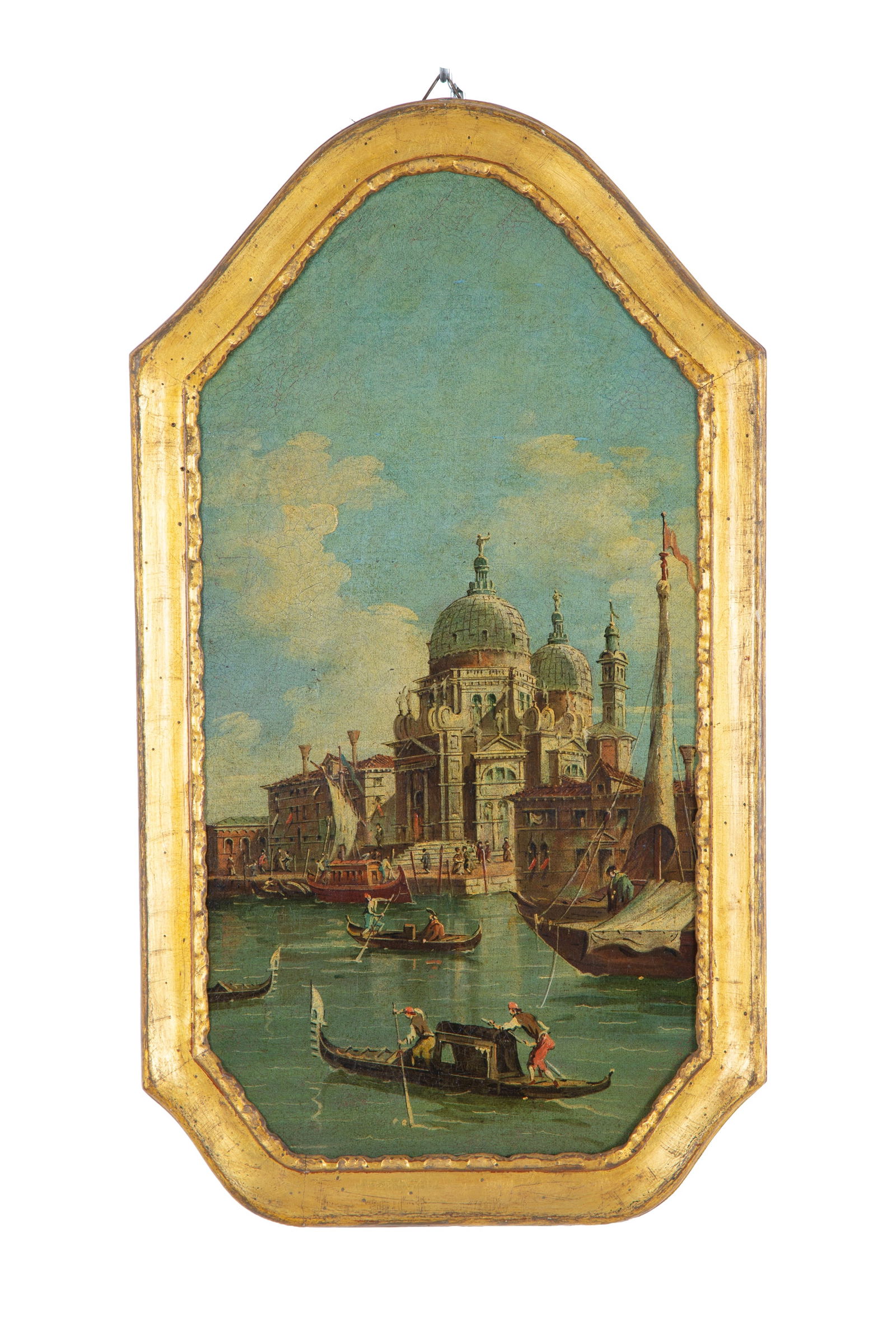 Painting "VIEW OF THE BASILICA DELLA SALUTE" (1 of 3)