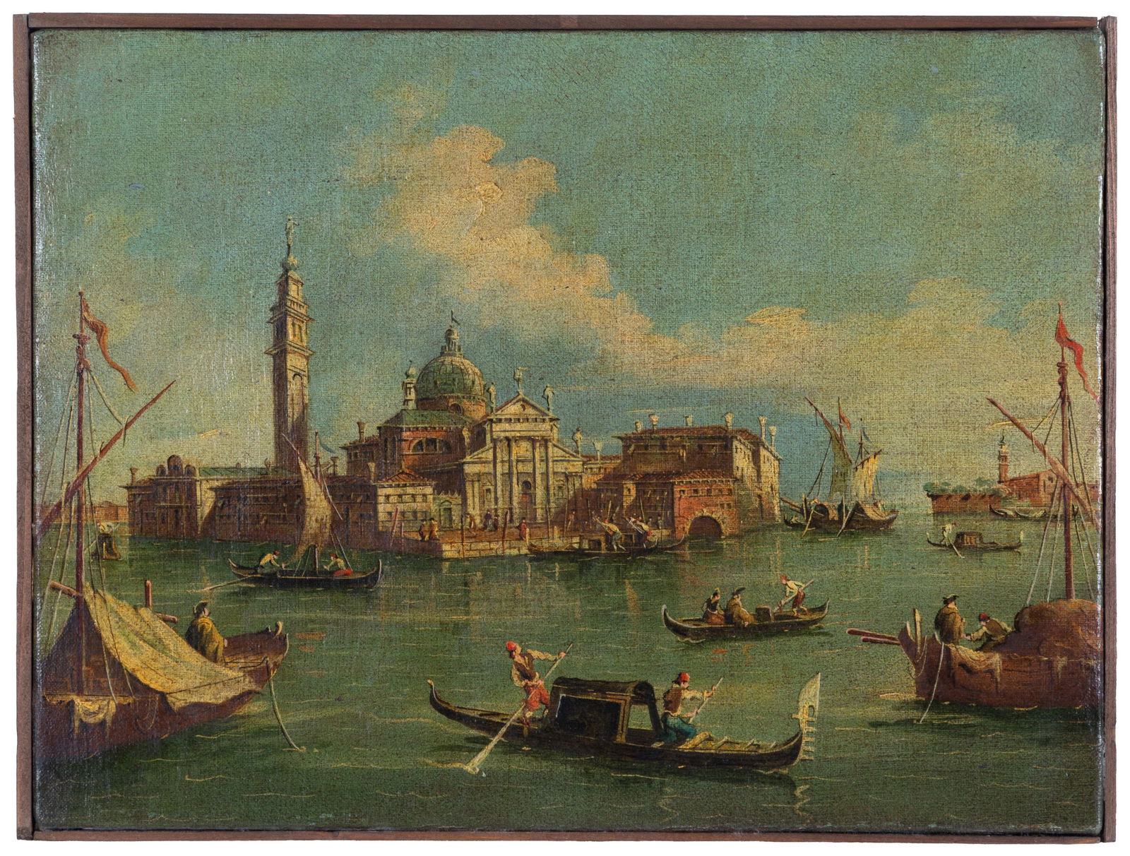 Painting "VIEW OF THE ISLAND OF SAN GIORGIO" (1 of 3)