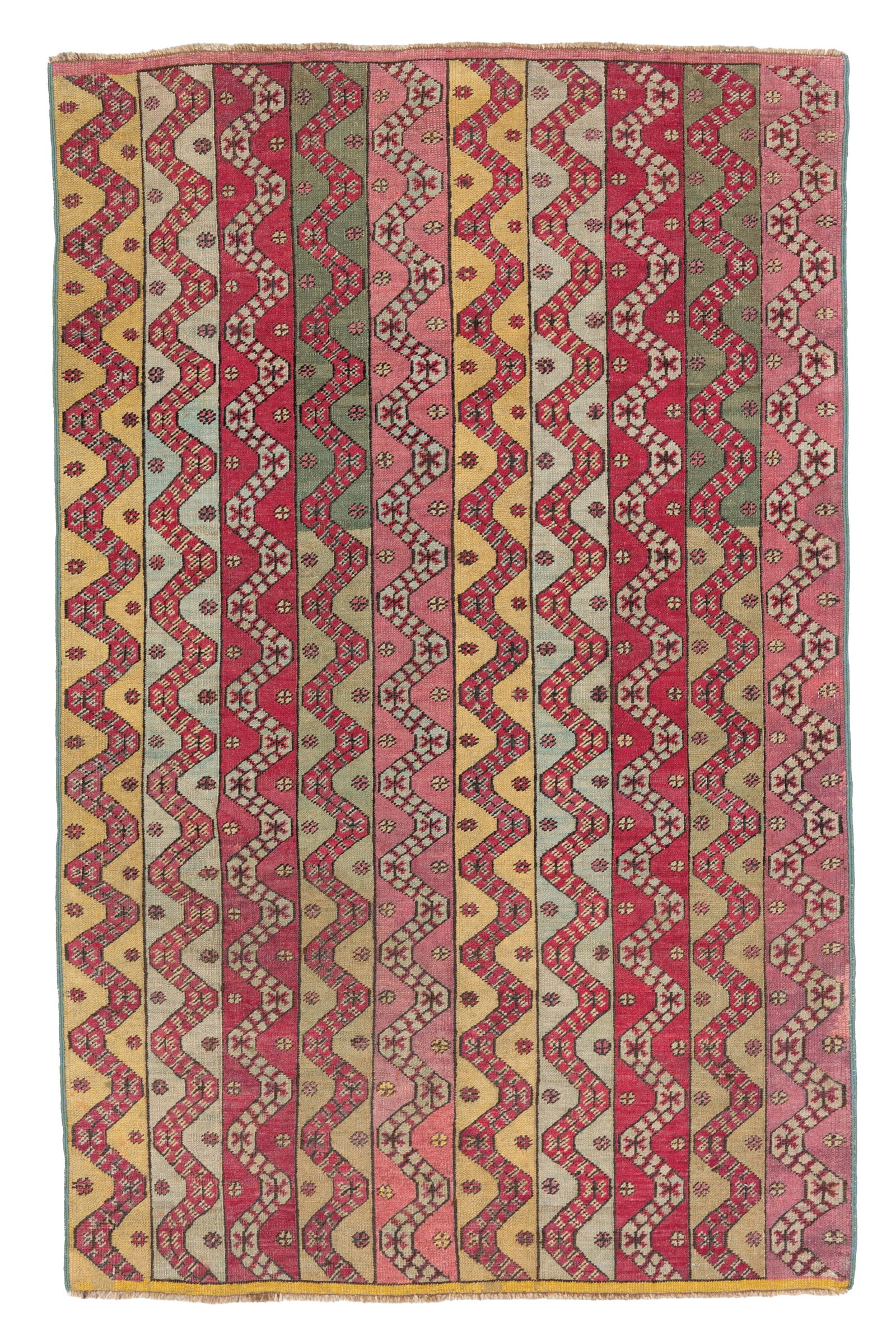 Ghiordes carpet. Anatolia: Ghiordes carpet. Anatolia. Around 1900. Excellent condition. 162x104 cm approx. Tappeto Ghiordes. Anatolia. Circa 1900. Ottimo stato di conservazione. 162x104 cm ca.