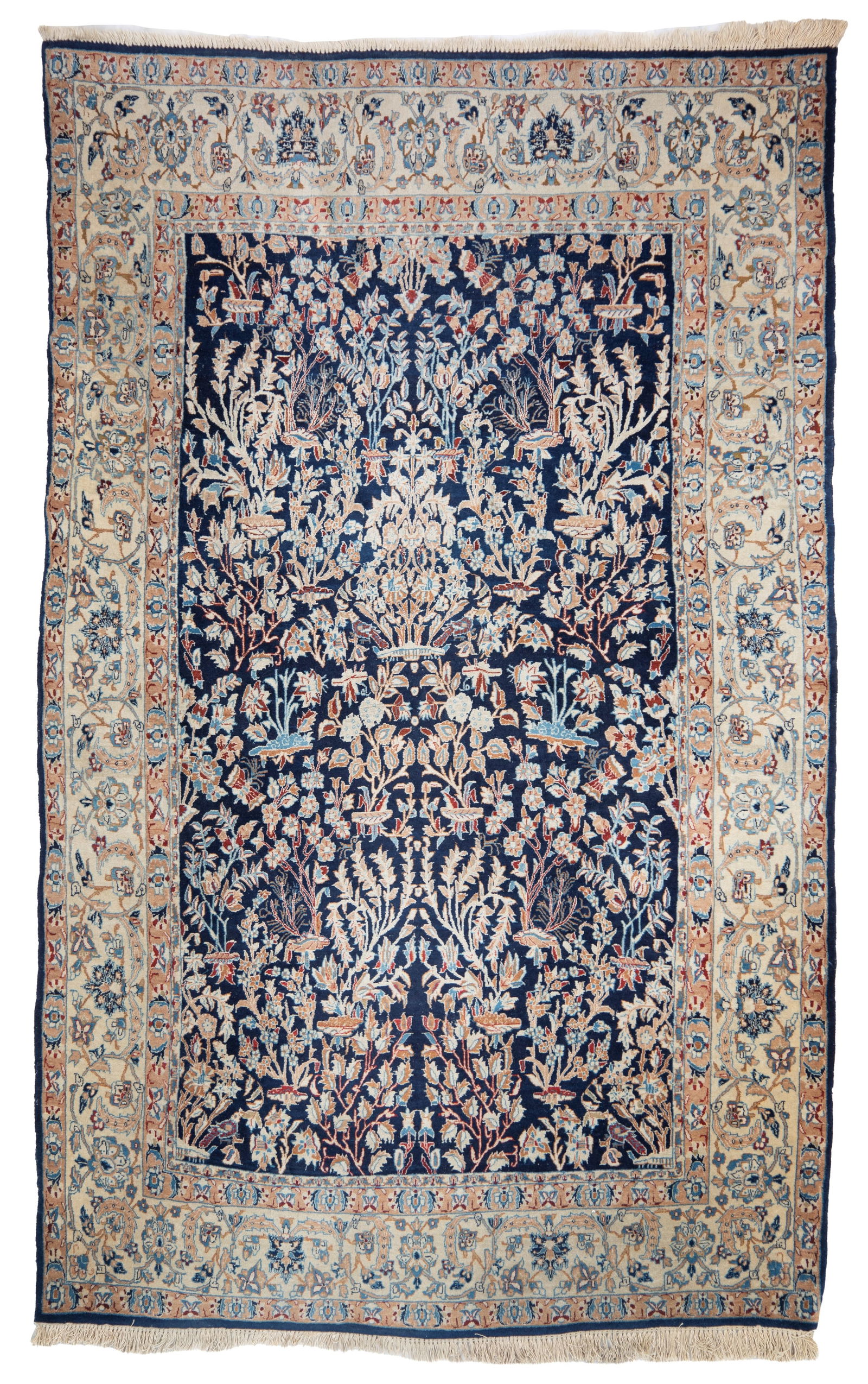 Nain wool and silk rug. Persia (1 of 6)