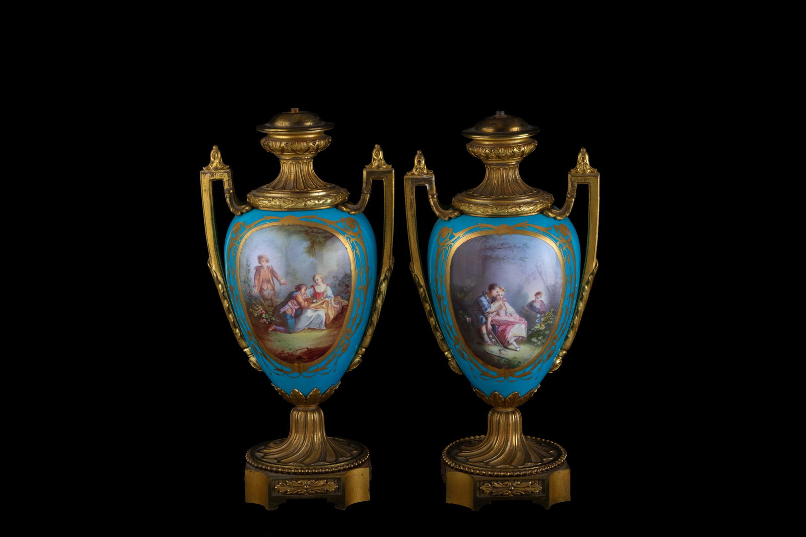 Pair of Sevres vases (1 of 5)