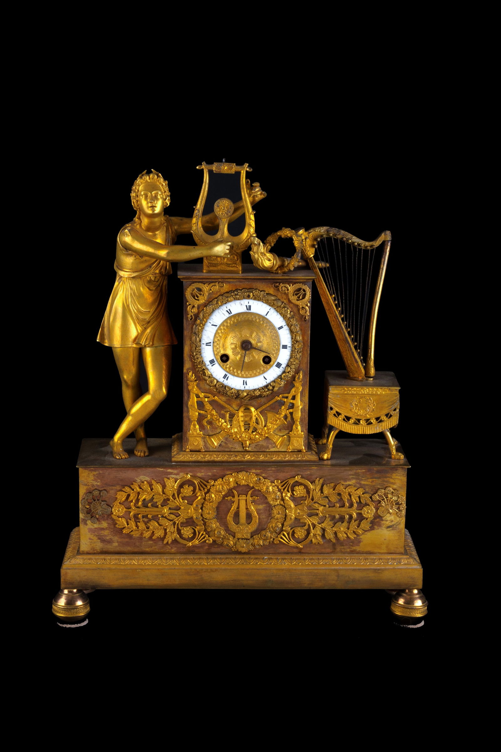 "ORPHEUS PLAYING THE LYRE" clock (1 of 7)