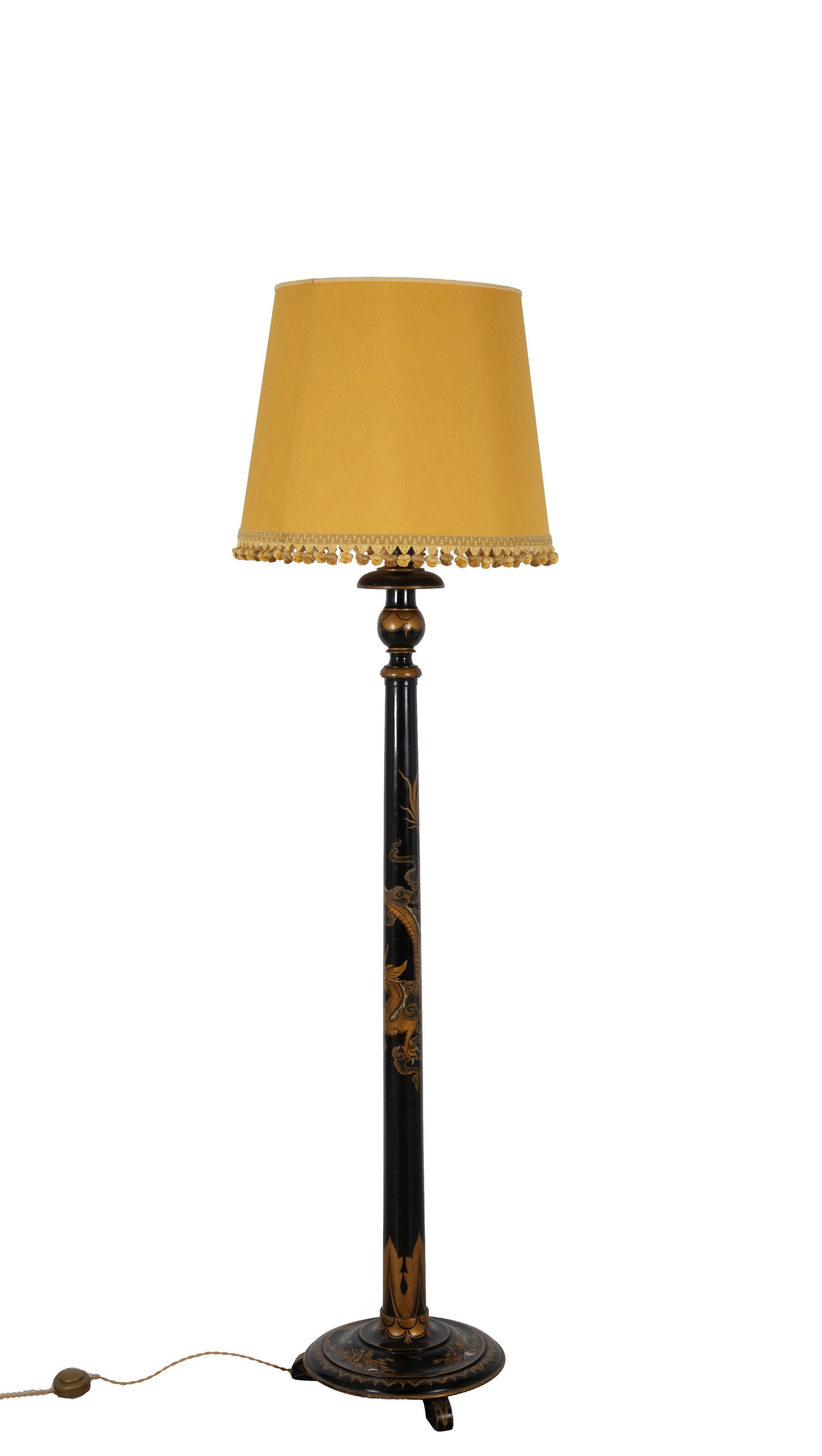 Floor lamp decorated with chinoiserie (1 of 5)