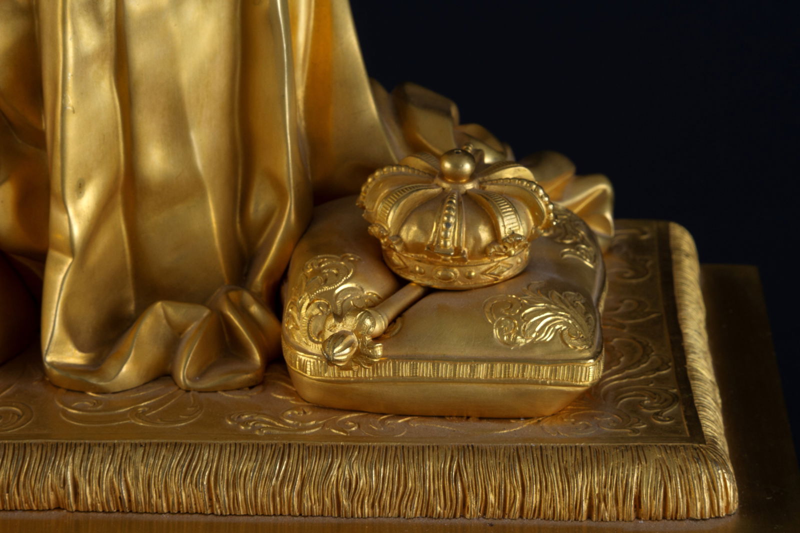 Bronze clock "LADY" - 3