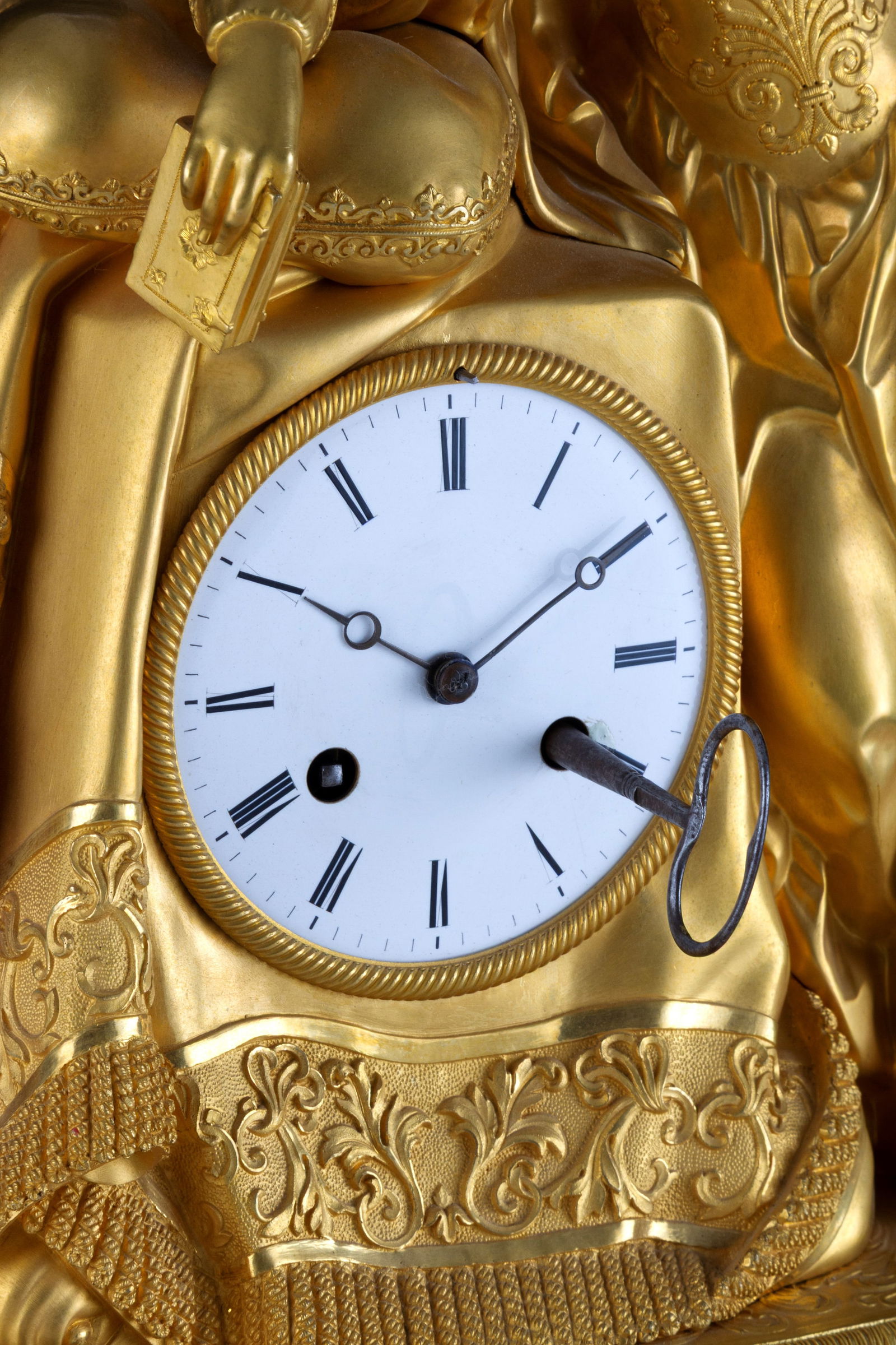 Bronze clock "LADY" - 4