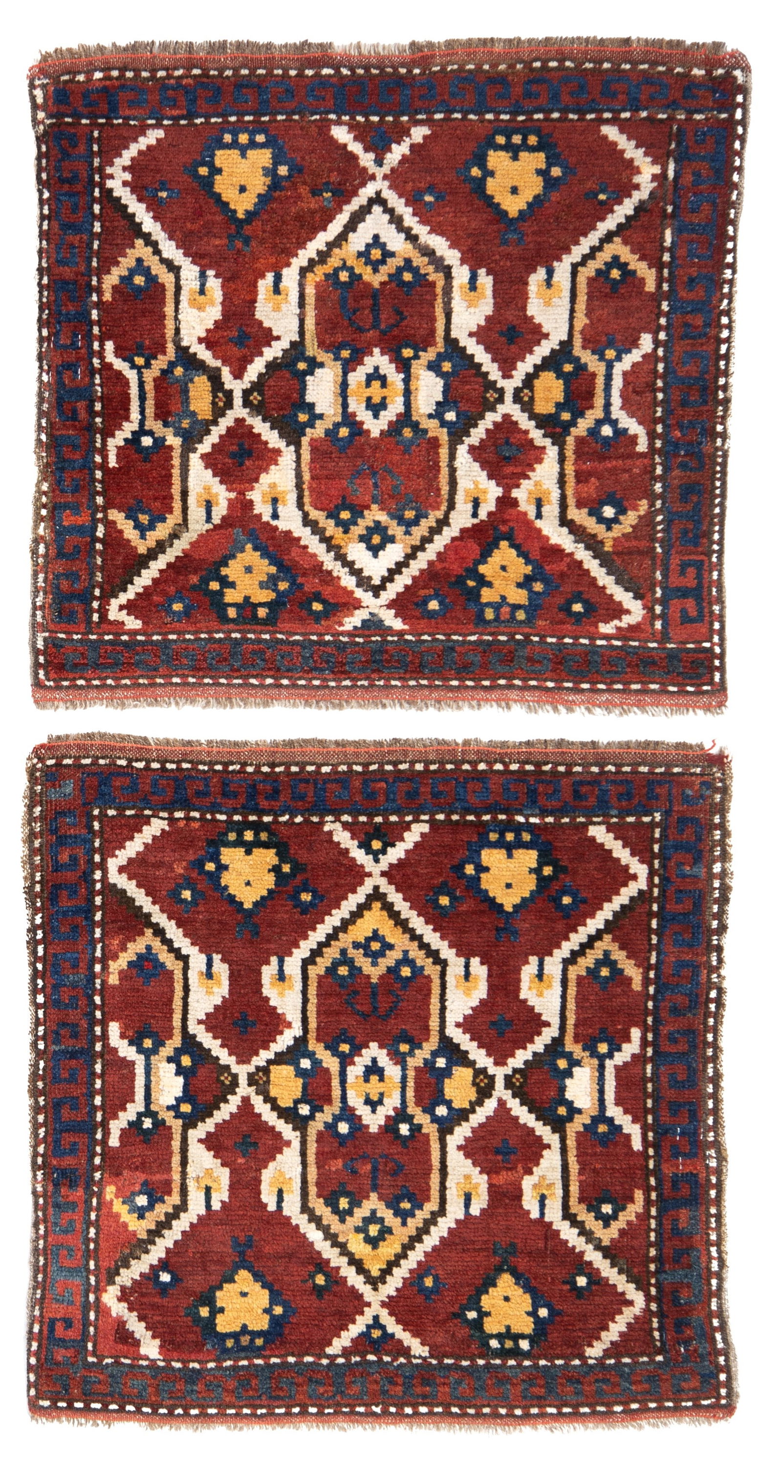 Pair of Beshir bag faces. Western Turkestan (1 of 4)