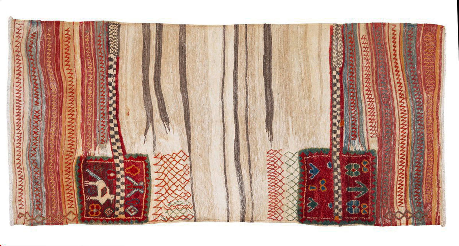 Tacheh Area Bakhtiari carpet. Persia (1 of 7)