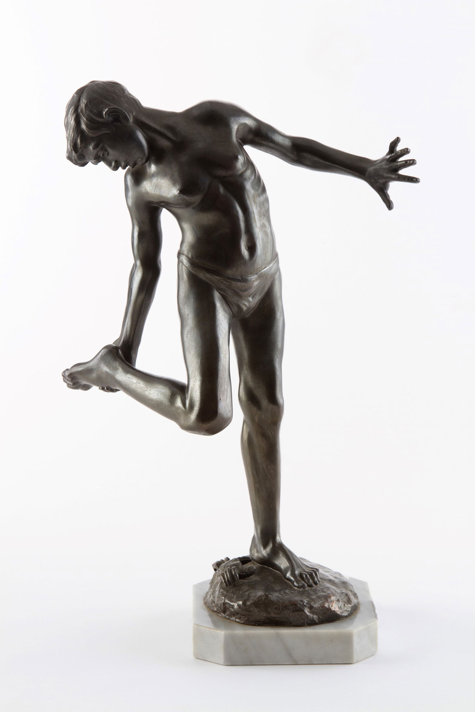 ANNIBALE DE LOTTO (attr.). Sculpture "BOY BITTEN BY A CRAB" (1 of 5)