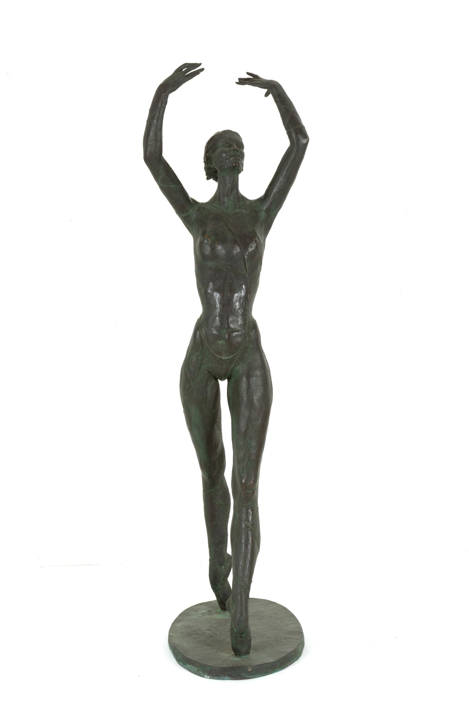 ANTONIO SIRTORI. Sculpture "DANCER": ANTONIO SIRTORI (Reggio Emilia 1937). Bronze sculpture depicting "DANCER". Signed and dated '99 at the base. PA 126x43x29 cm approx. ANTONIO SIRTORI (Reggio Emilia 1937). Scultura in bronzo