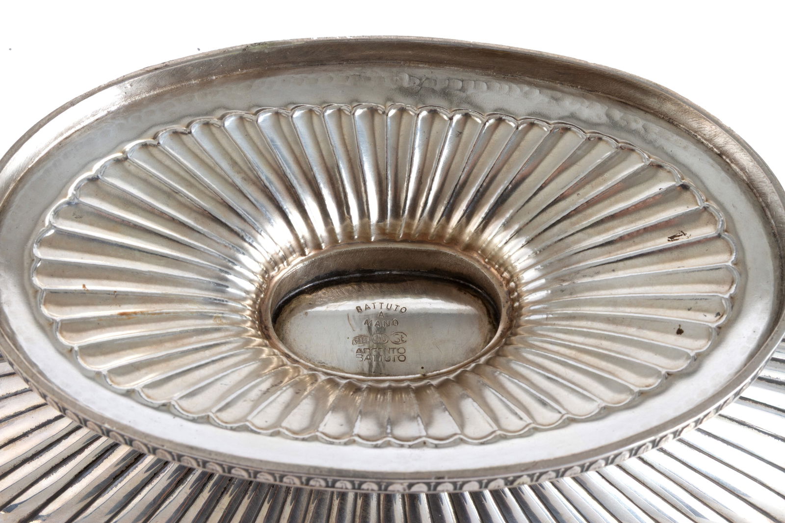 800 silver vegetable dish - 3