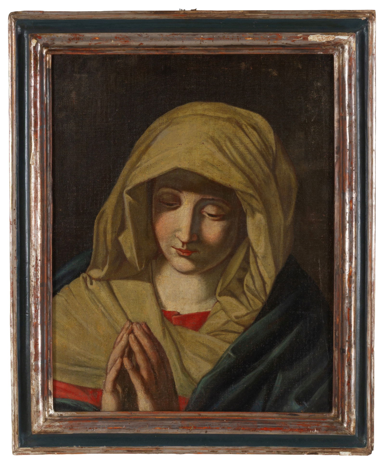 Painting "VIRGIN PRAYING" (1 of 3)