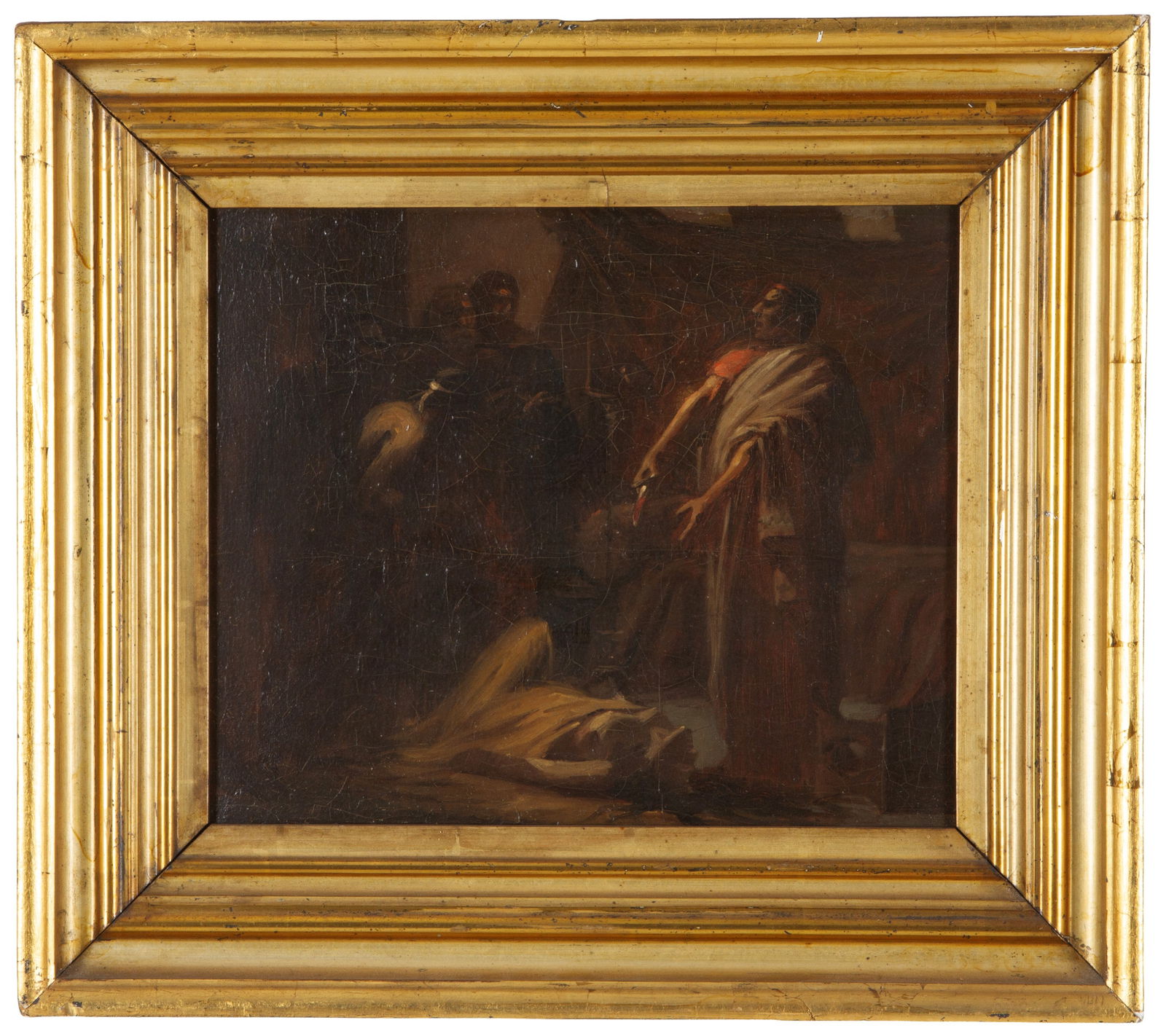 Painting "NERO BEFORE THE BODY OF AGRIPPINA" (1 of 2)