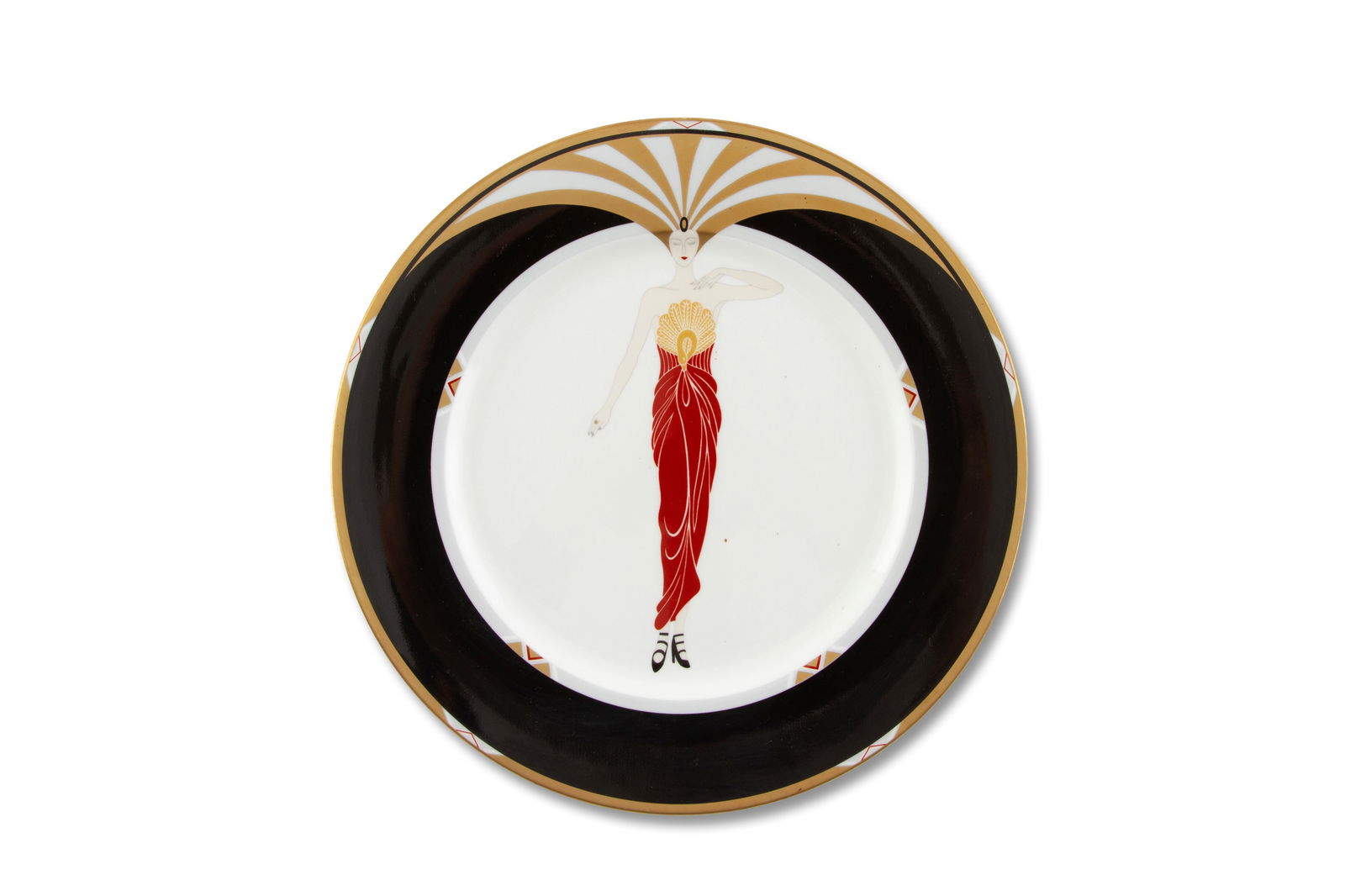Plate "LE SOLEIL EBONY". ERTE' (1 of 3)