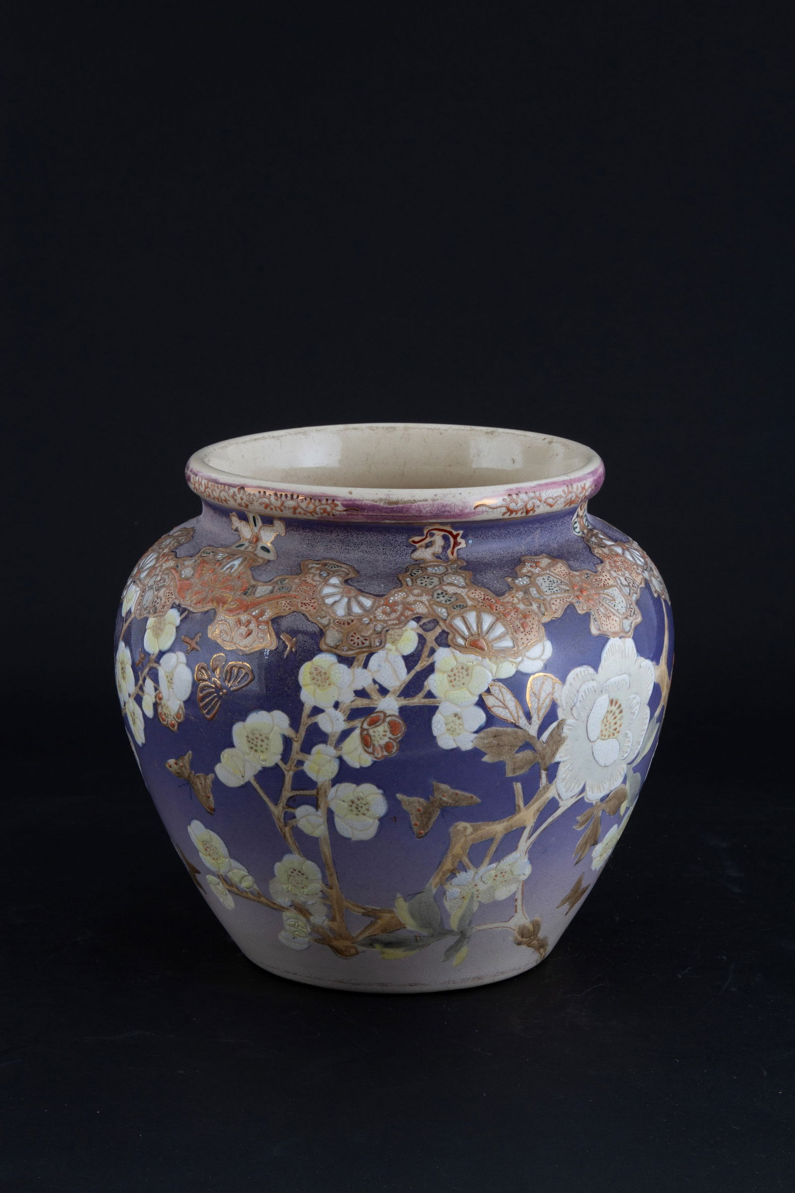 Vase with flowers and butterflies (1 of 3)