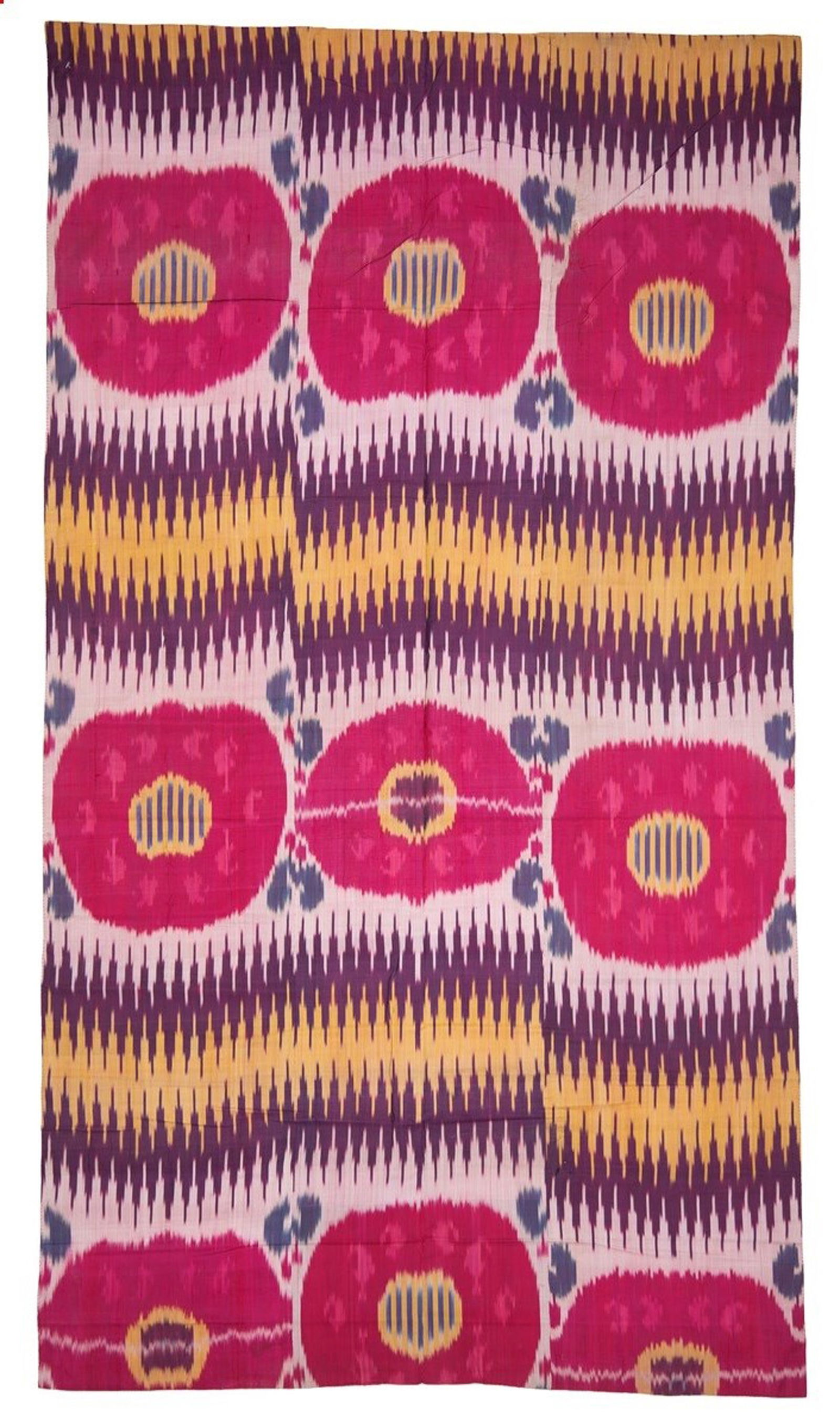 Silk Ikat fabric. Uzbekistan (1 of 4)